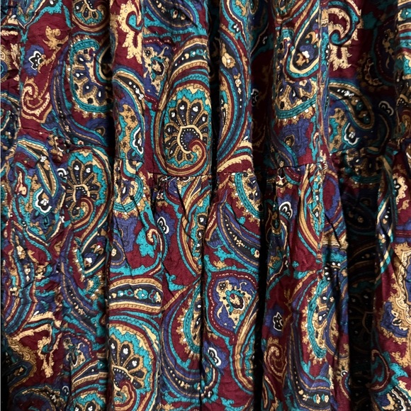 Prairie Fire Sun Valley, Idaho Full Skirt Goblincore Country Hippie - Picture 3 of 8